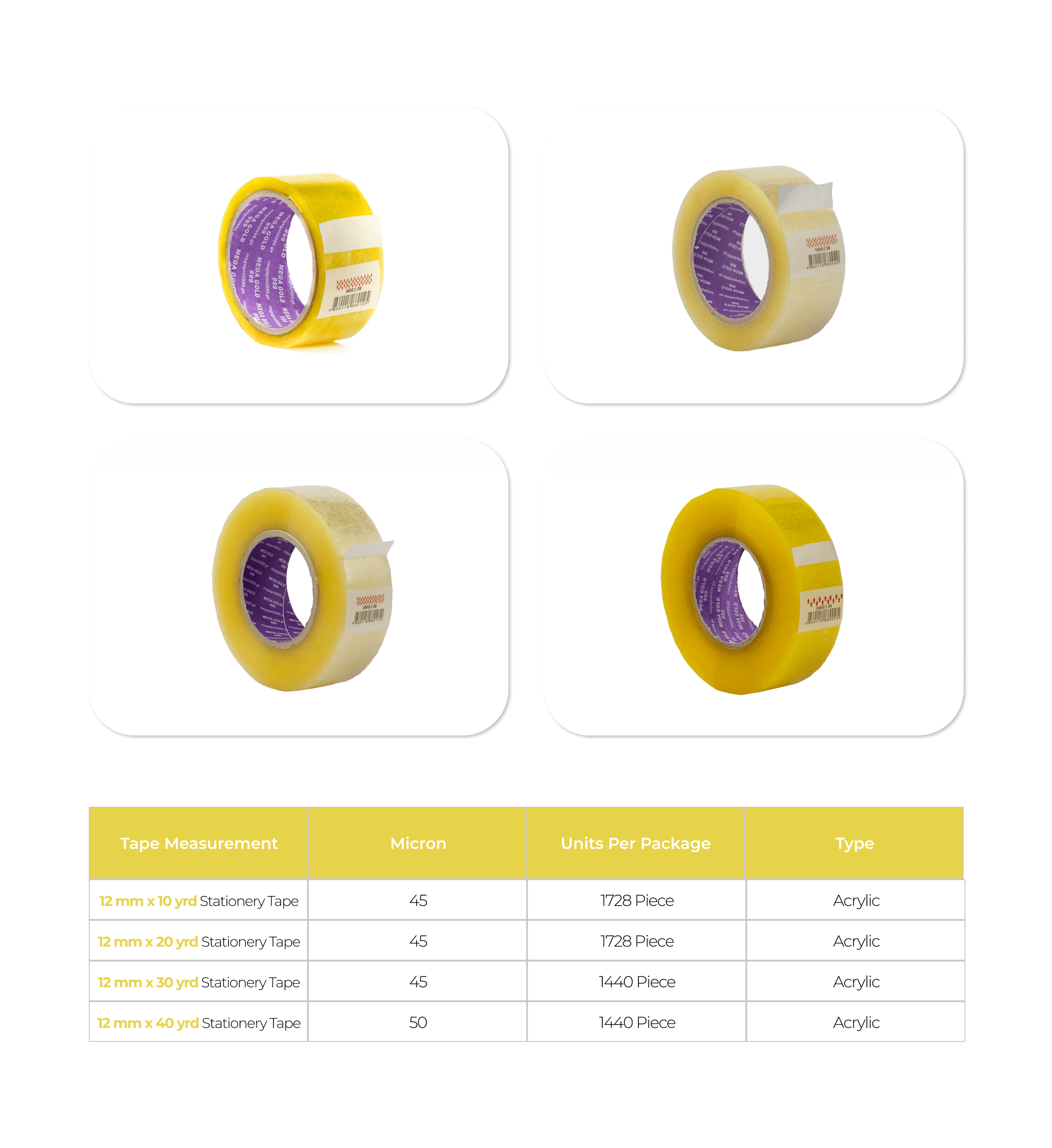 წებოვანი ლენტი - მოდელი 11